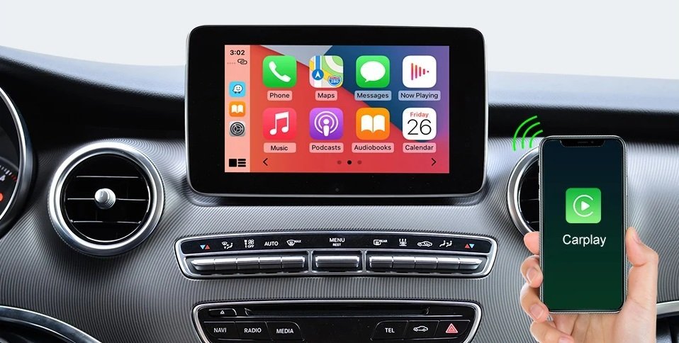 Android Auto Kit Für Mercedes Benz V-Class W447 2014-2018 mit Wireless Carplay