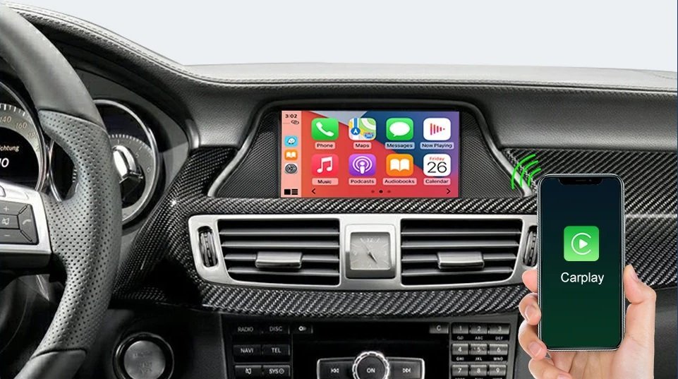 Android Auto Wireless Carplay Modul Für Mercedes Benz CLS W218 NTG4.5/NTG4.7 2011-2015 mit