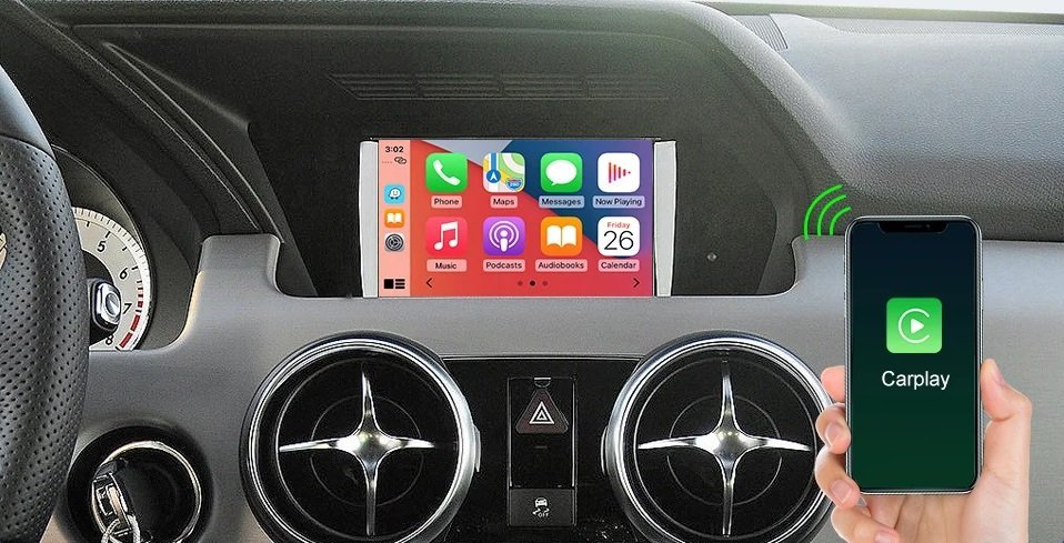 Carplay Android Auto für Mercedes Benz GLK NTG4.5 2013-2015