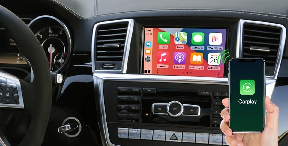 Wireless Carplay-Box Android Auto Für Mercedes Benz ML GL W166 X166 2012–2015