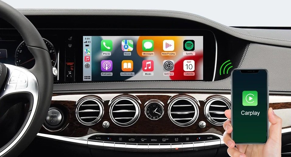 Wireless Carplay Modul Android Auto Für Mercedes Benz S-Class W222 2014-2018