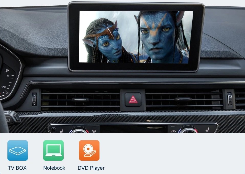 Für Audi A4 B9 A5 Q5 Q7 2016–2019, kabelloses Carplay, Android Auto