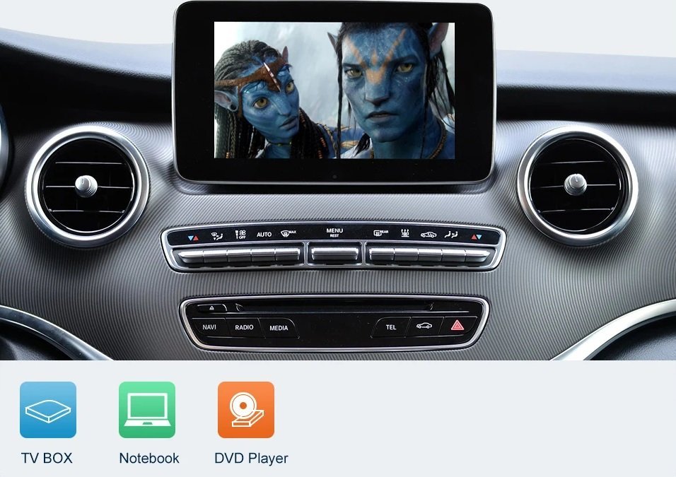 Android Auto Kit Für Mercedes Benz V-Class W447 2014-2018 mit Wireless Carplay