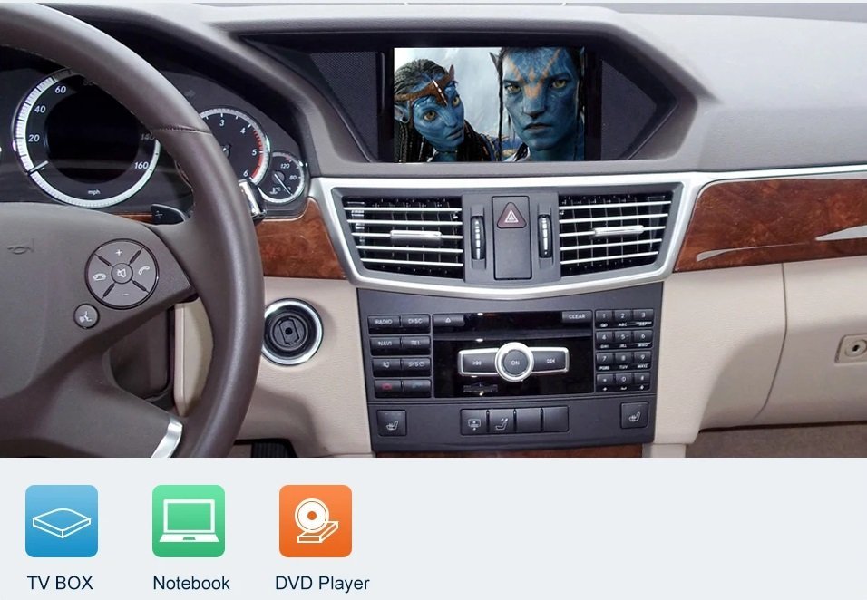Wireless CarPlay für Mercedes Benz A B C E Class W176 W246 CLA GLA W204 W212 C207 CLS ML GL GLK SLK with Android Auto