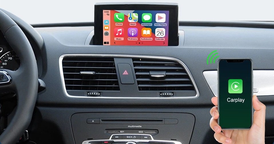 Drahtloses Carplay-Kit Android Auto für Audi A1 Q3 RMC 2013-2018