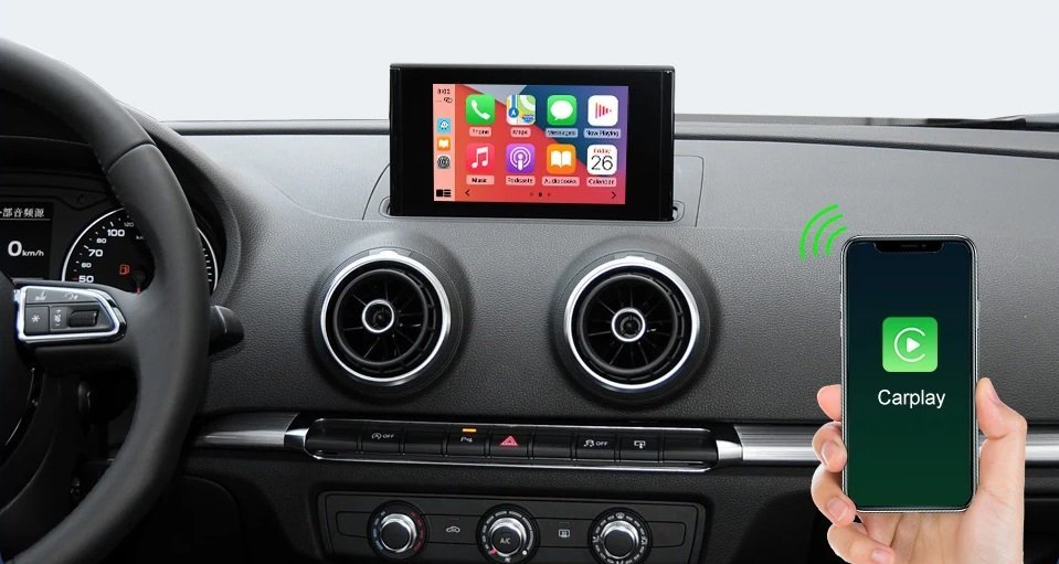 Drahtloses CarPlay Android Auto Fur Audi A3 8V Q2 8P 2013-2018