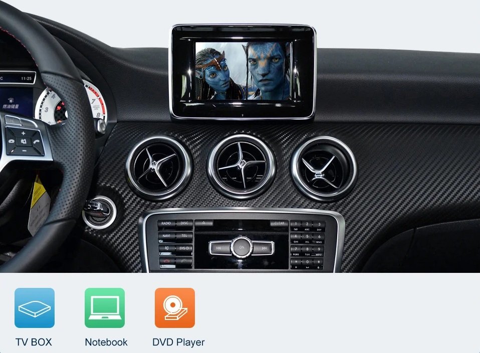 Drahtloses Carplay Android Auto Kit für Mercedes Benz A Class W176 B Class W246 CLA GLA 2013–2018