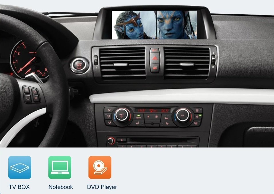 Für BMW 1er E81 E82 E87 E88 2008–2012 Wireless Android Auto Carplay Decoder