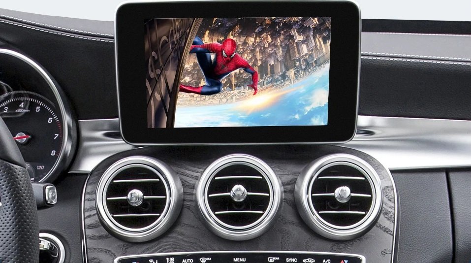 Kabellose Carplay Box Android Auto für Mercedes Benz C-Class W205 GLC 2015–2018