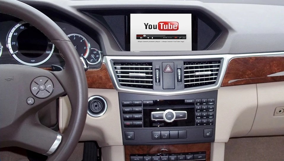 Kabelloses CarPlay für Mercedes Benz E-Klasse W212 E Coupe C207 NTG4.5/4.7/5.0 2011-2015 mit Android Auto