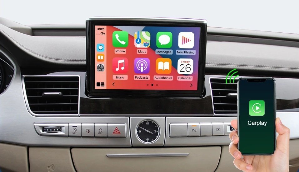 Wireless CarPlay Android Auto Für Audi A8 D3 2012-2018