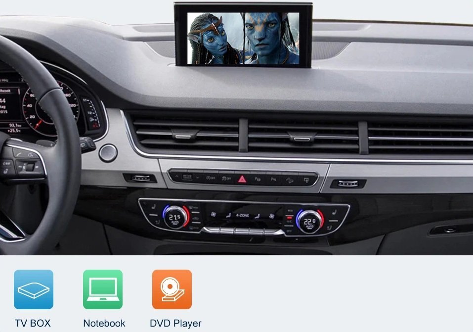 Wireless CarPlay-Decoder, Android-Auto Für Audi Q7 2016–2019
