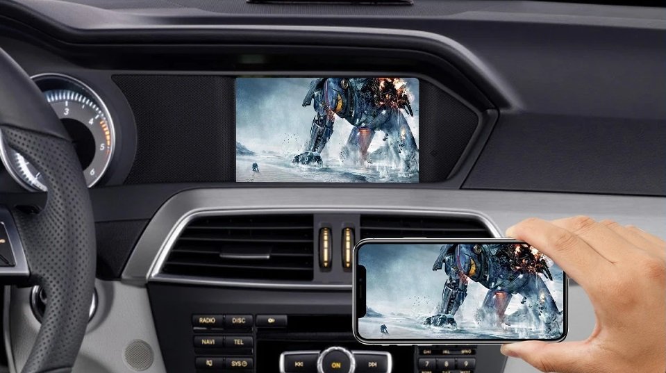 Carplay-Kit Für Mercedes Benz C-Class W204 NTG4.5/4.7 2011-2014 mit Android Auto