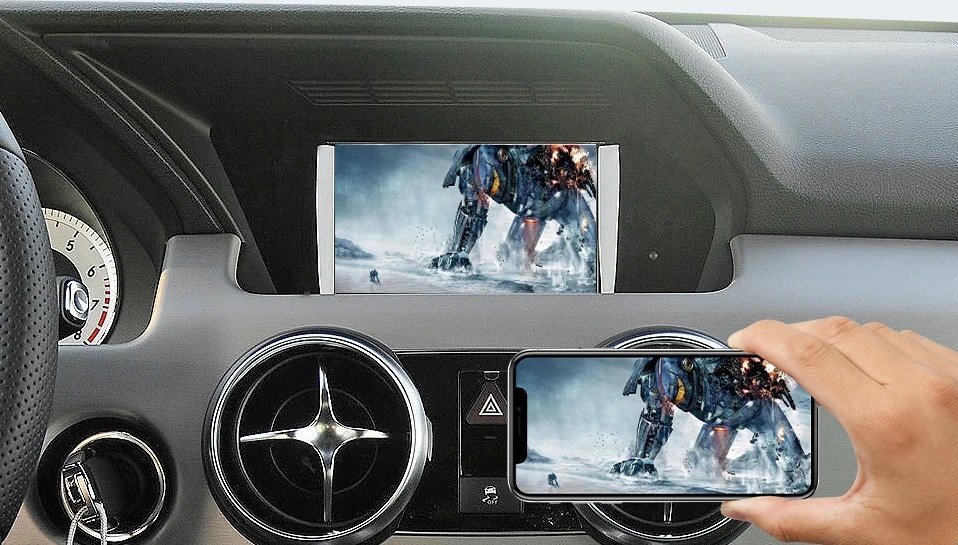Carplay Android Auto für Mercedes Benz GLK NTG4.5 2013-2015