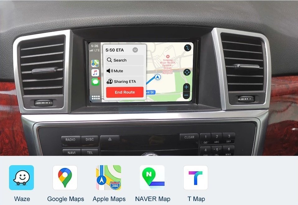 Wireless Carplay-Box Android Auto Für Mercedes Benz ML GL W166 X166 2012–2015