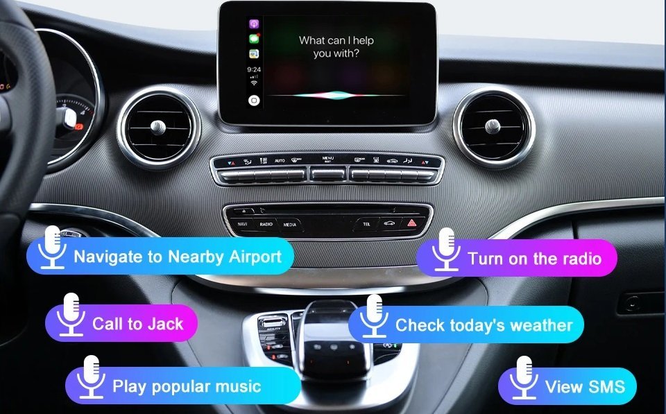 Android Auto Kit Für Mercedes Benz V-Class W447 2014-2018 mit Wireless Carplay