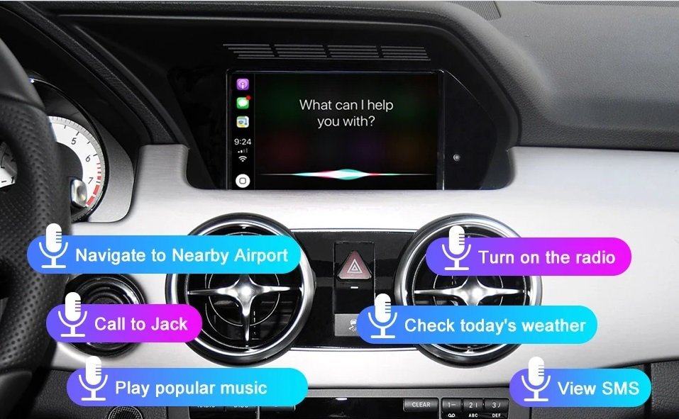 Carplay Android Auto für Mercedes Benz GLK NTG4.5 2013-2015