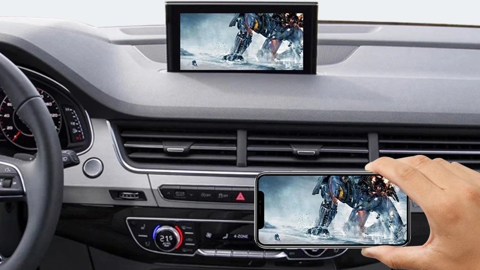 Wireless CarPlay-Decoder, Android-Auto Für Audi Q7 2016–2019
