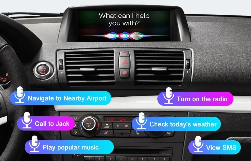 Für BMW 1er E81 E82 E87 E88 2008–2012 Wireless Android Auto Carplay Decoder
