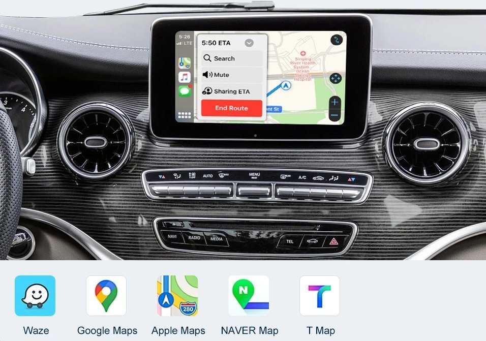 Android Auto Kit Für Mercedes Benz V-Class W447 2014-2018 mit Wireless Carplay