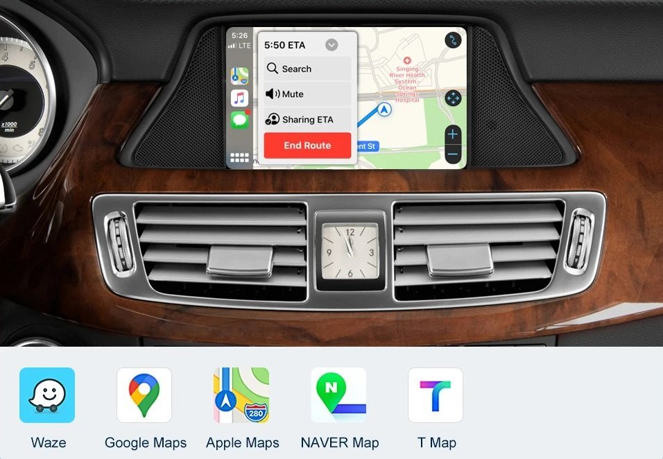 Android Auto Wireless Carplay Modul Für Mercedes Benz CLS W218 NTG4.5/NTG4.7 2011-2015 mit