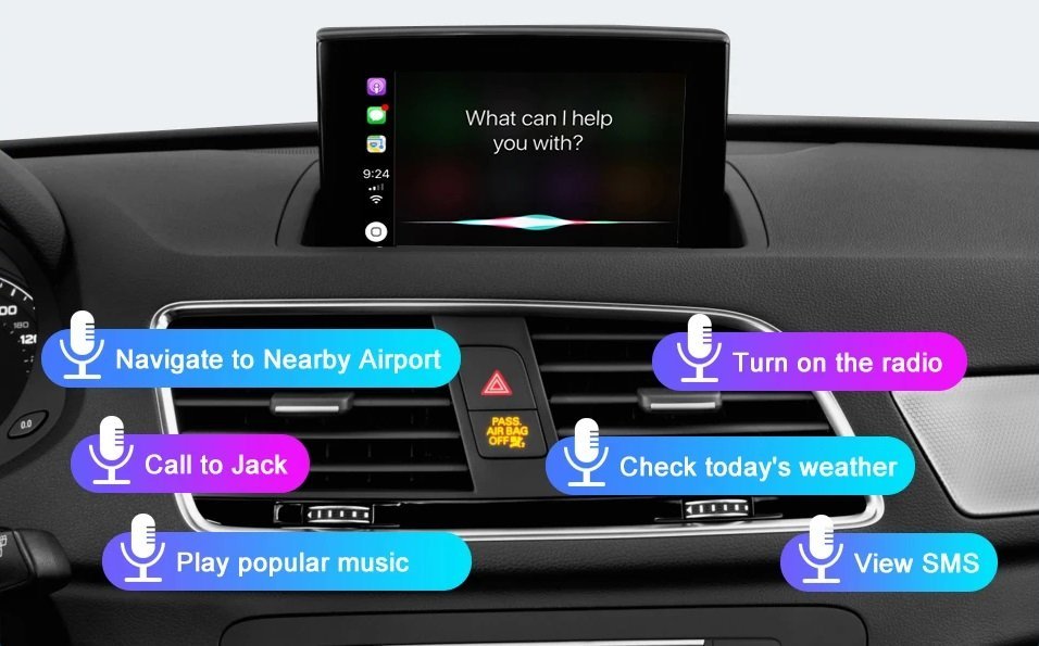 Drahtloses Carplay-Kit Android Auto für Audi A1 Q3 RMC 2013-2018