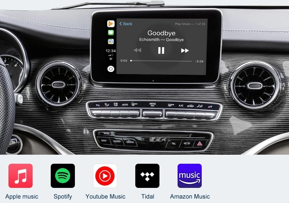 Android Auto Kit Für Mercedes Benz V-Class W447 2014-2018 mit Wireless Carplay