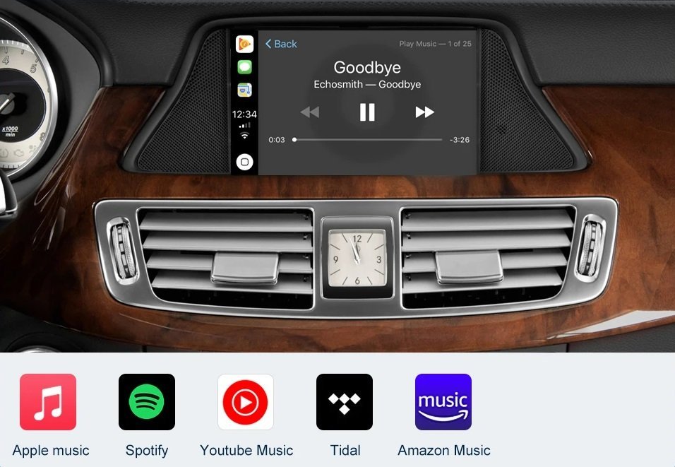 Android Auto Wireless Carplay Modul Für Mercedes Benz CLS W218 NTG4.5/NTG4.7 2011-2015 mit