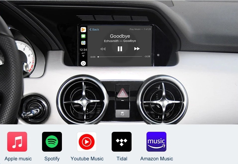 Carplay Android Auto für Mercedes Benz GLK NTG4.5 2013-2015