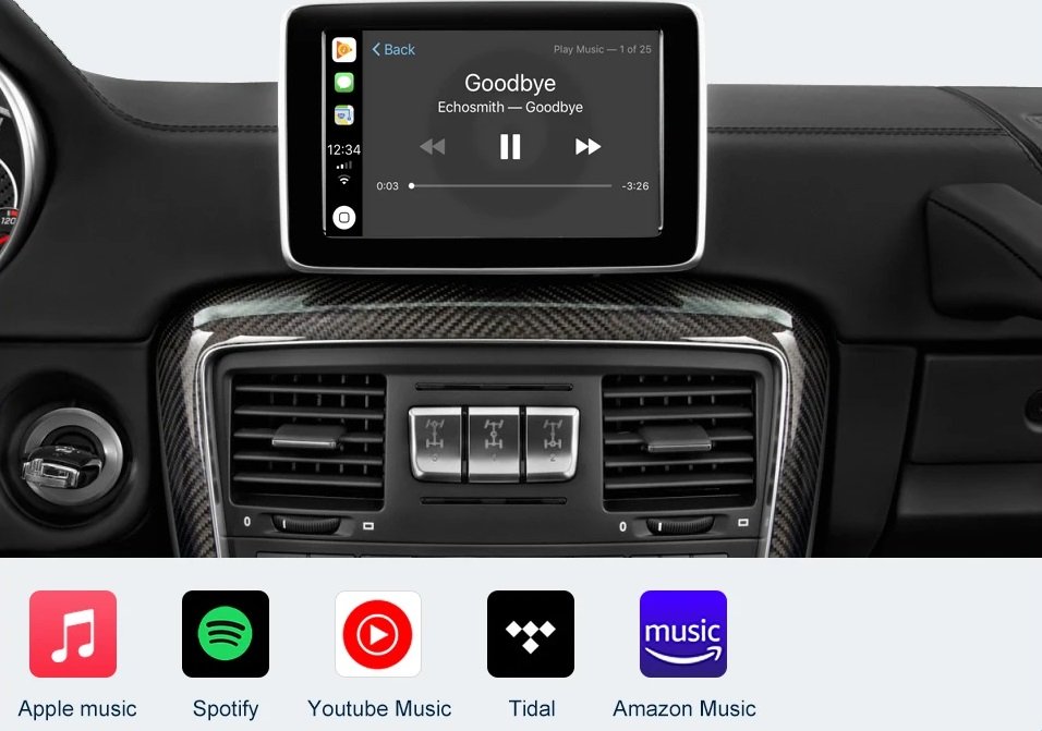 Wireless Carplay Android Auto für Mercedes Benz G-Class W463 NTG 4.5/4.7/5.0