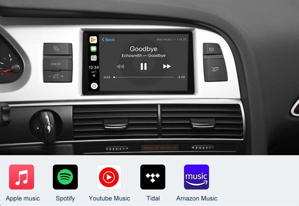 Für Audi A6 C6 A7 C7 2010-2011 Q7 2010-2015 Mit Apple CarPlay Android Auto Box