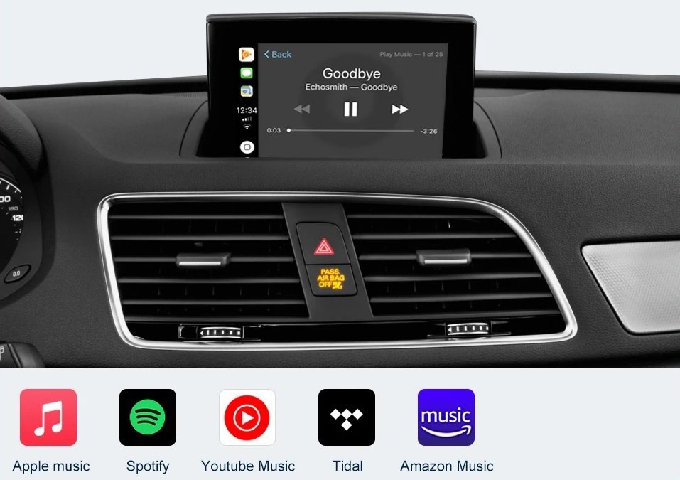 Drahtloses Carplay-Kit Android Auto für Audi A1 Q3 RMC 2013-2018
