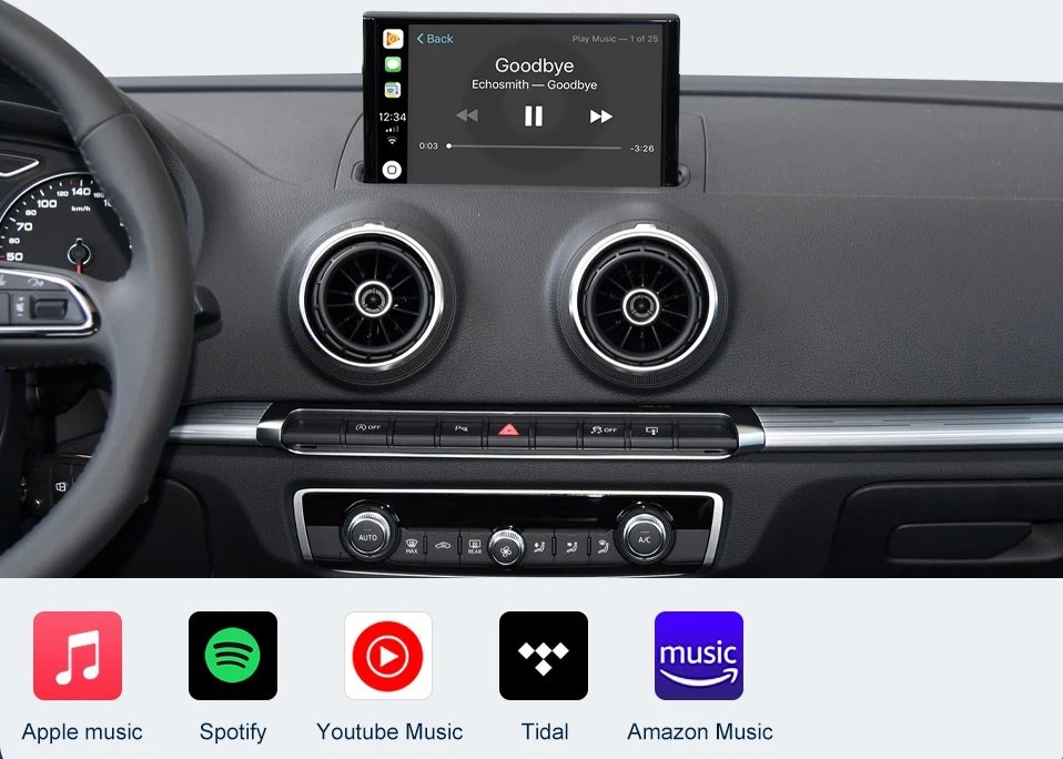 Drahtloses CarPlay Android Auto Fur Audi A3 8V Q2 8P 2013-2018