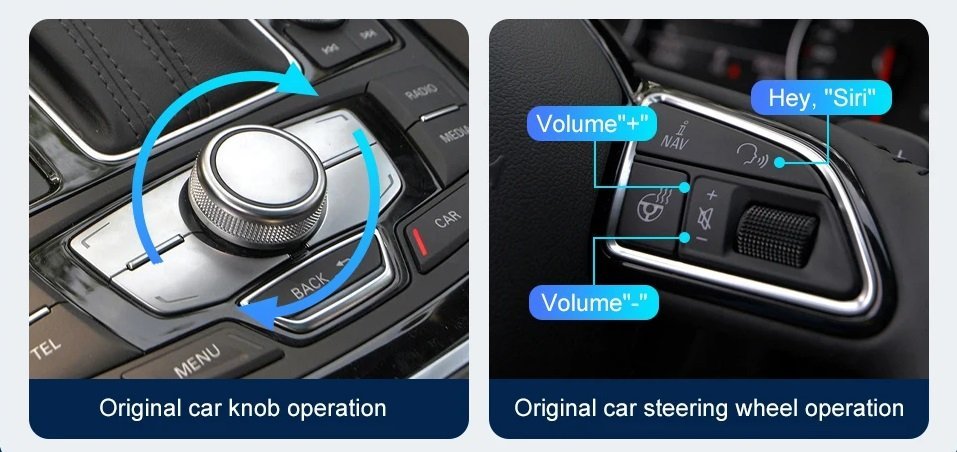 Audi A6 A7 RMC HN MHI2 2012–2018 Carplay Android Auto Kit
