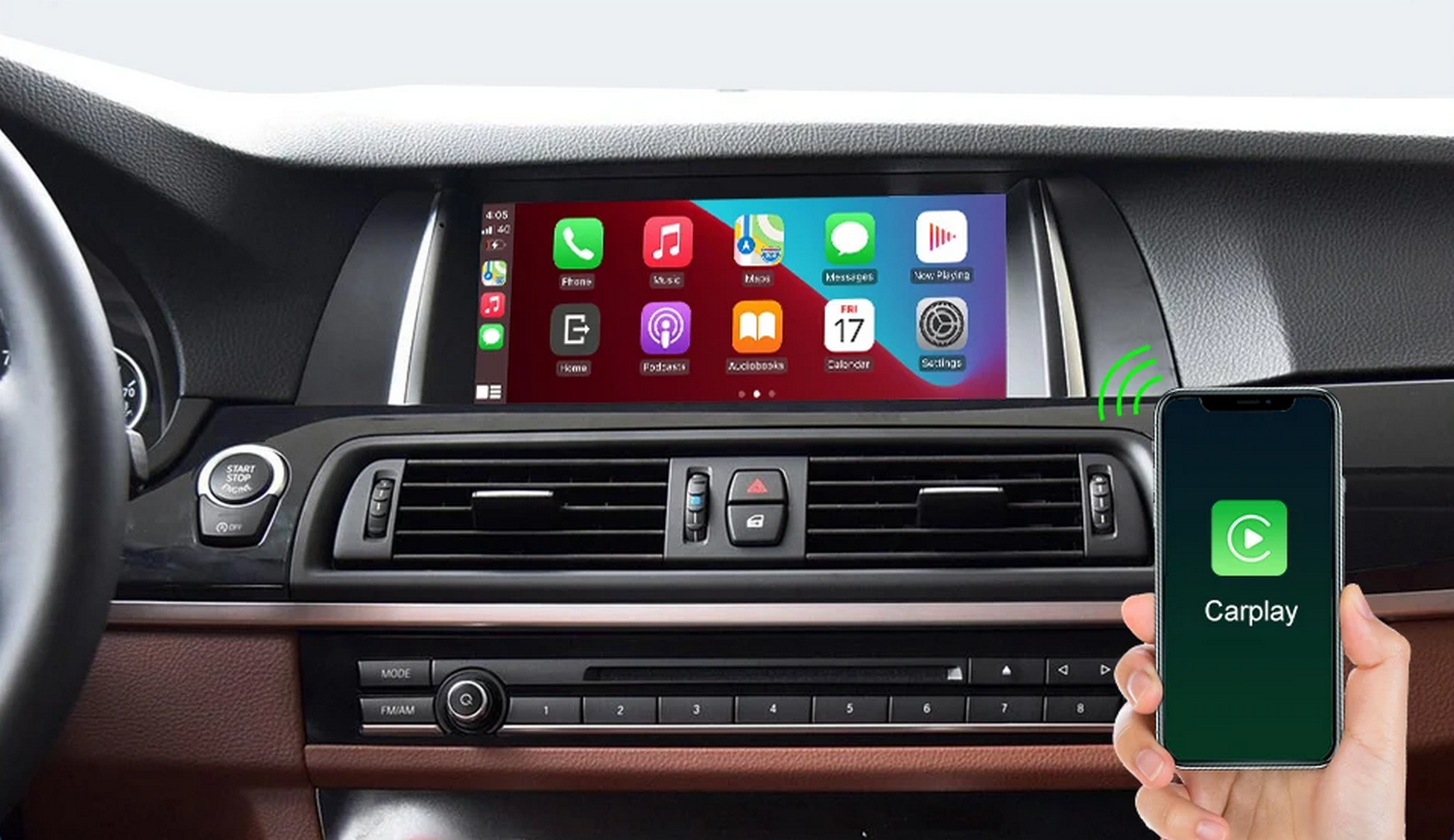 Android-Carplay-Box für BMW 5 7er F10 F11 F07 GT F01 F02 F03 F04 2009–2016