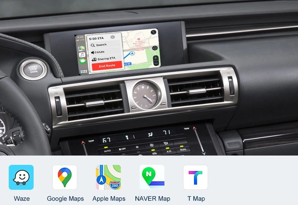 Apple Carplay Android Auto Box für Lexus IS 2014-2019