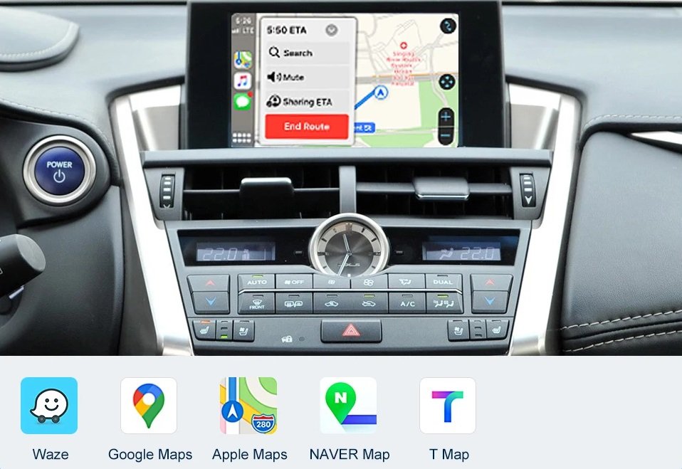 Wireless Apple Carplay Android Auto Modul Für Lexus NX 2014-2019
