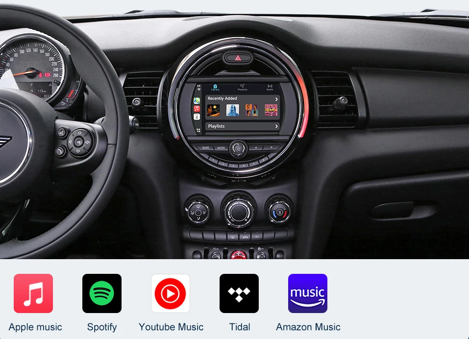 Android Auto CarPlay für BMW Mini Clubman Countryman Hardtop Cooper