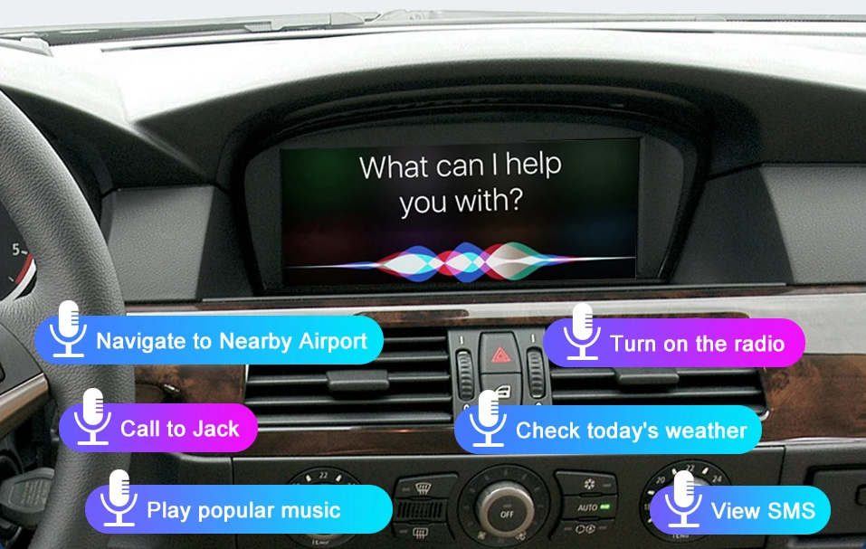 CarPlay Android Auto Kit für BMW 3er E90 E91 E92 E93 und 5er E60 E61 2008–2013