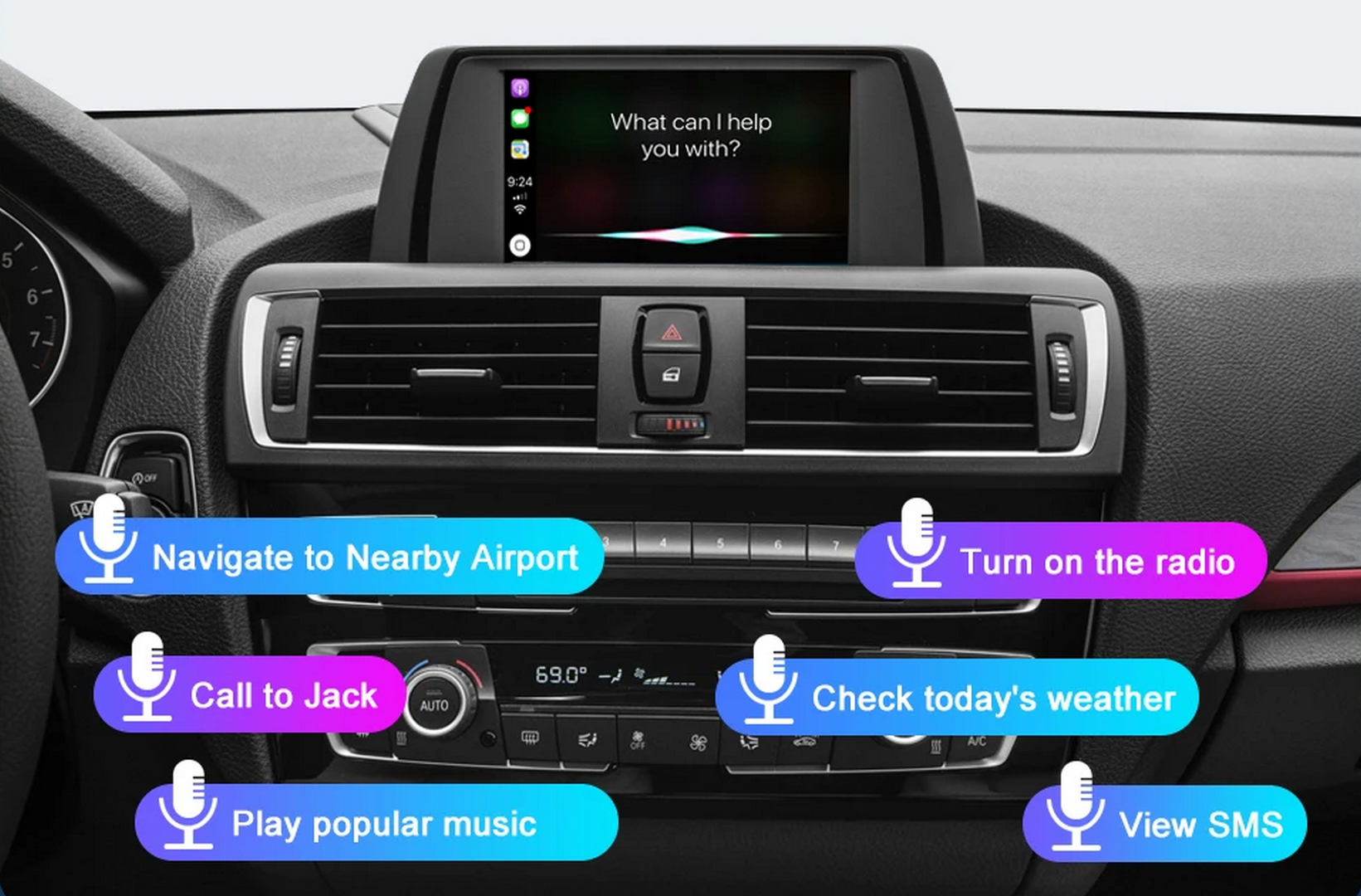 Carplay Android Auto Box für BMW 1 2 Serie F20 F21 F22 F23 F45 2011-2020 NBT EVO