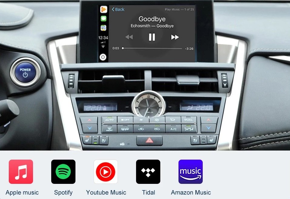 Apple Carplay Android Auto Kit für Lexus GS RC CT LS LX LC UX GX 2014-2019