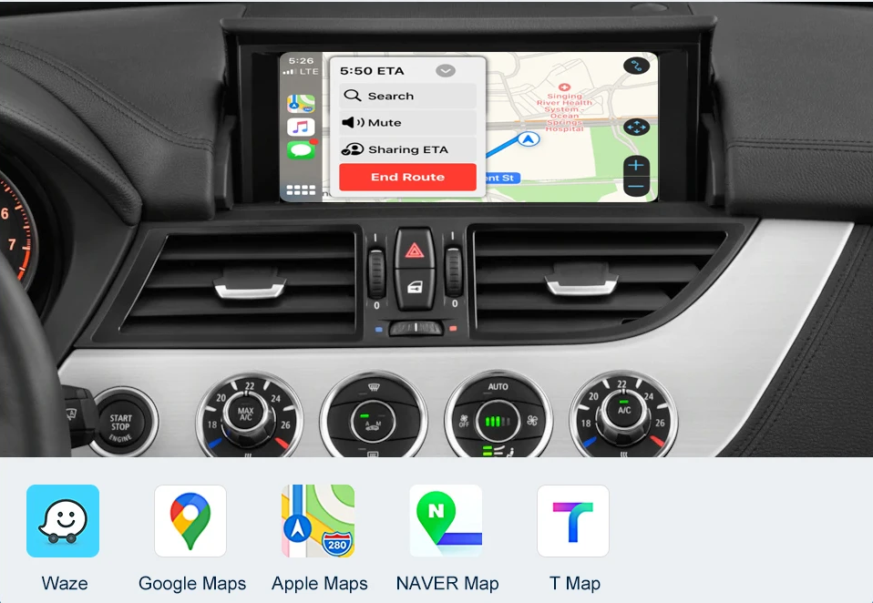 CarPlay Android Auto-Modul für BMW Z4 E89 CIC EVO System 2009–2018