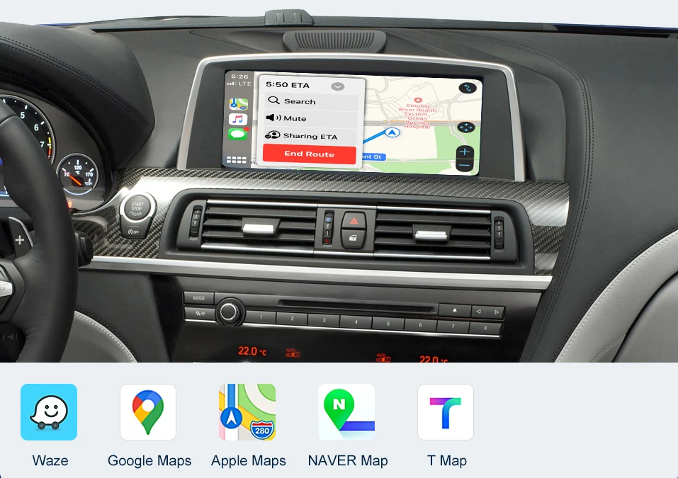 Für BMW 6er F06 F12 F13 CIC NBT G32 EVO 2010-2020 Android Auto & Wireless CarPlay
