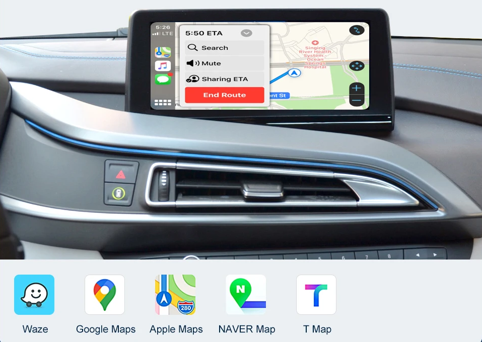 Für BMW i8 I12 NBT System 2014-2018 Android Auto Wireless Carplay Box