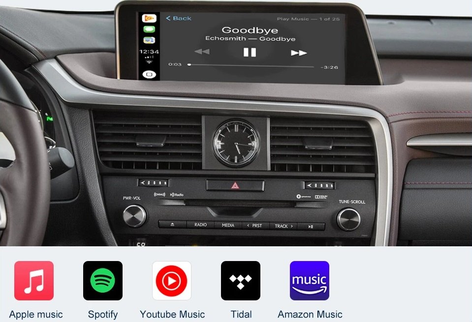 Wireless Apple Carplay Android Auto für Lexus RX 2016–2019