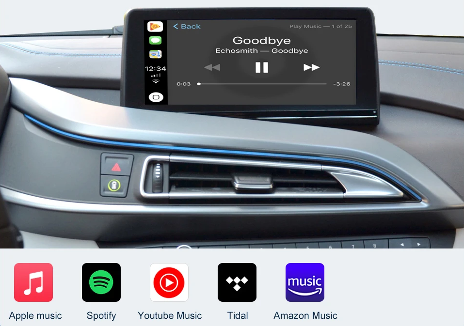 Für BMW i8 I12 NBT System 2014-2018 Android Auto Wireless Carplay Box