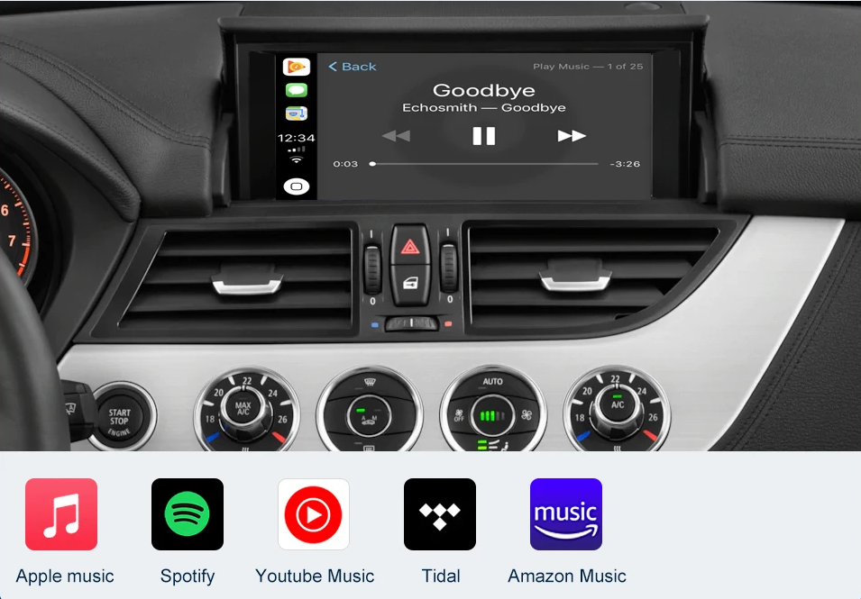 CarPlay Android Auto-Modul für BMW Z4 E89 CIC EVO System 2009–2018