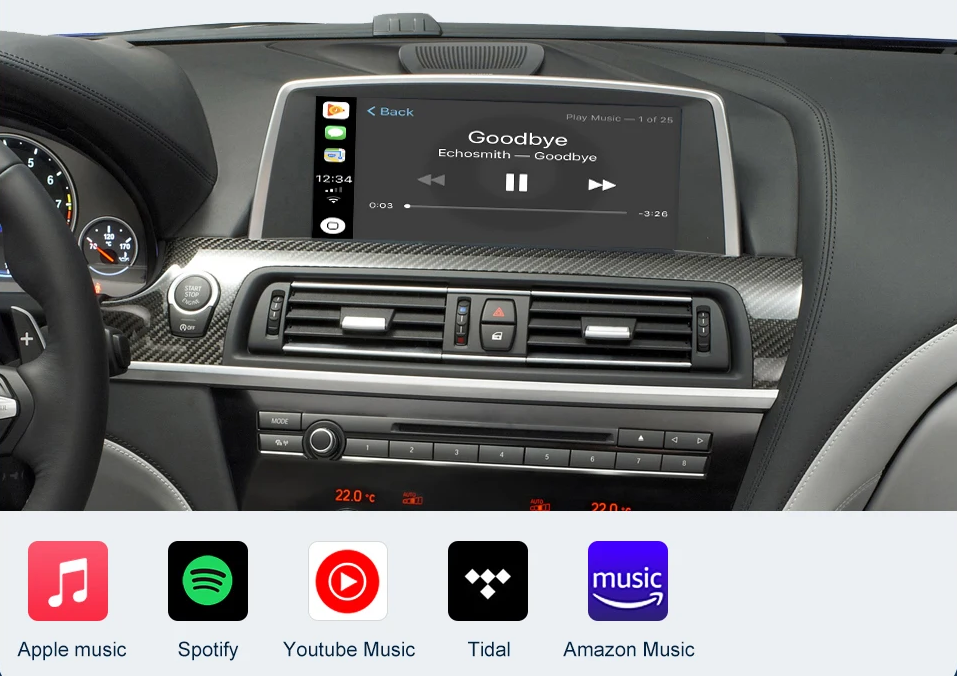 Für BMW 6er F06 F12 F13 CIC NBT G32 EVO 2010-2020 Android Auto & Wireless CarPlay