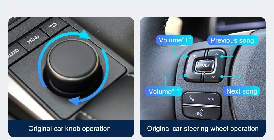 Wireless Apple Carplay Android Auto Modul Für Lexus NX 2014-2019