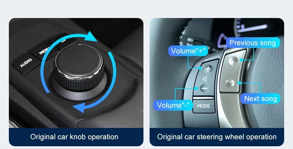 Wireless Apple Carplay Android Auto Box Für Lexus ES 2014-2019